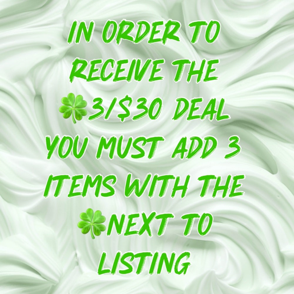 🍀3/$30